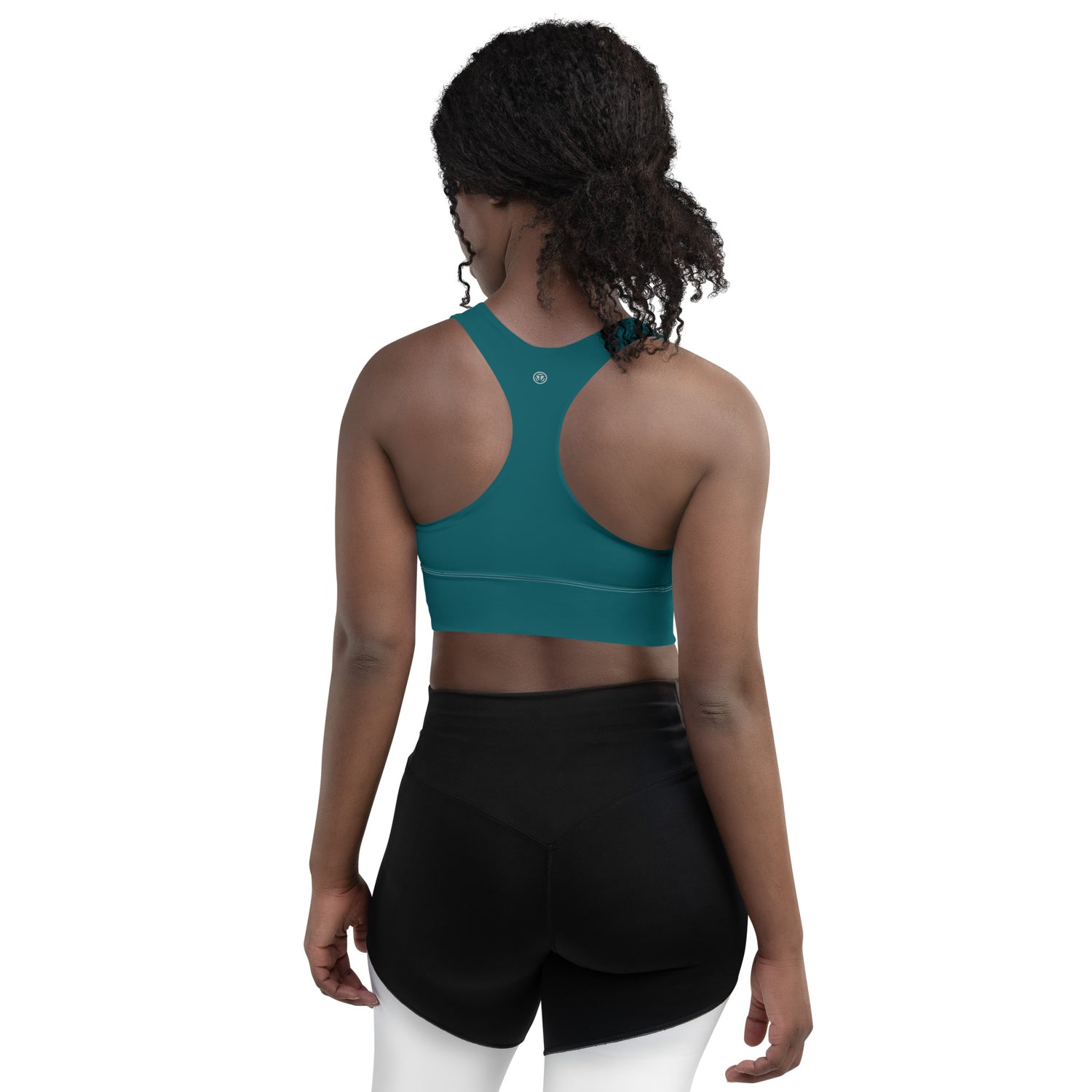 VIBES Longline Sports Bra (Teal)