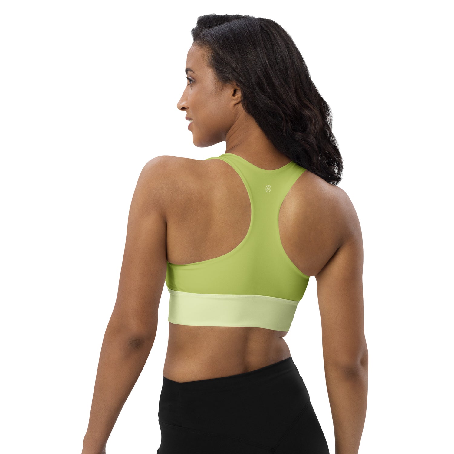 VIBES Long Sports Bra (Green)