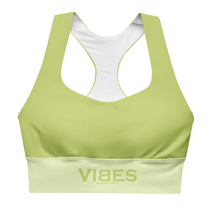 VIBES Long Sports Bra (Green)