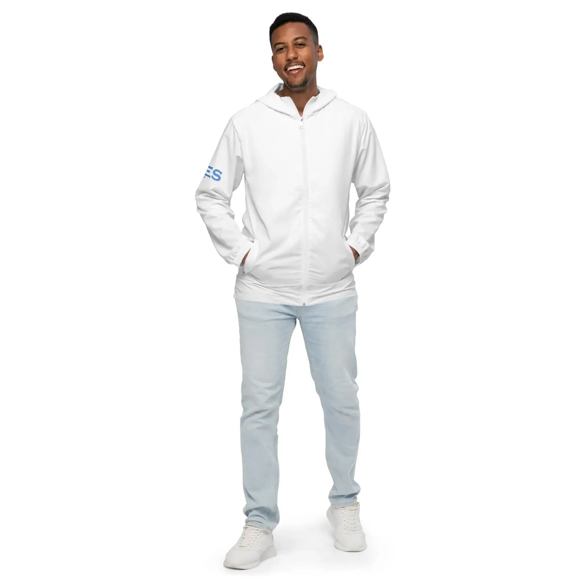 VIBES wind jacket men | 23 (White/Blue)