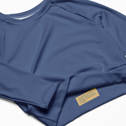 Langarm Crop-Top MAOB - WASSER | Yoga &amp; Sport | €69,00