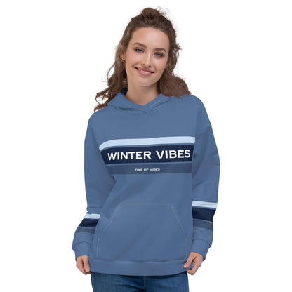 VIBES Premium Kapuzenpullover WINTER (Blau) nur €79.00 | Time Of Vibes