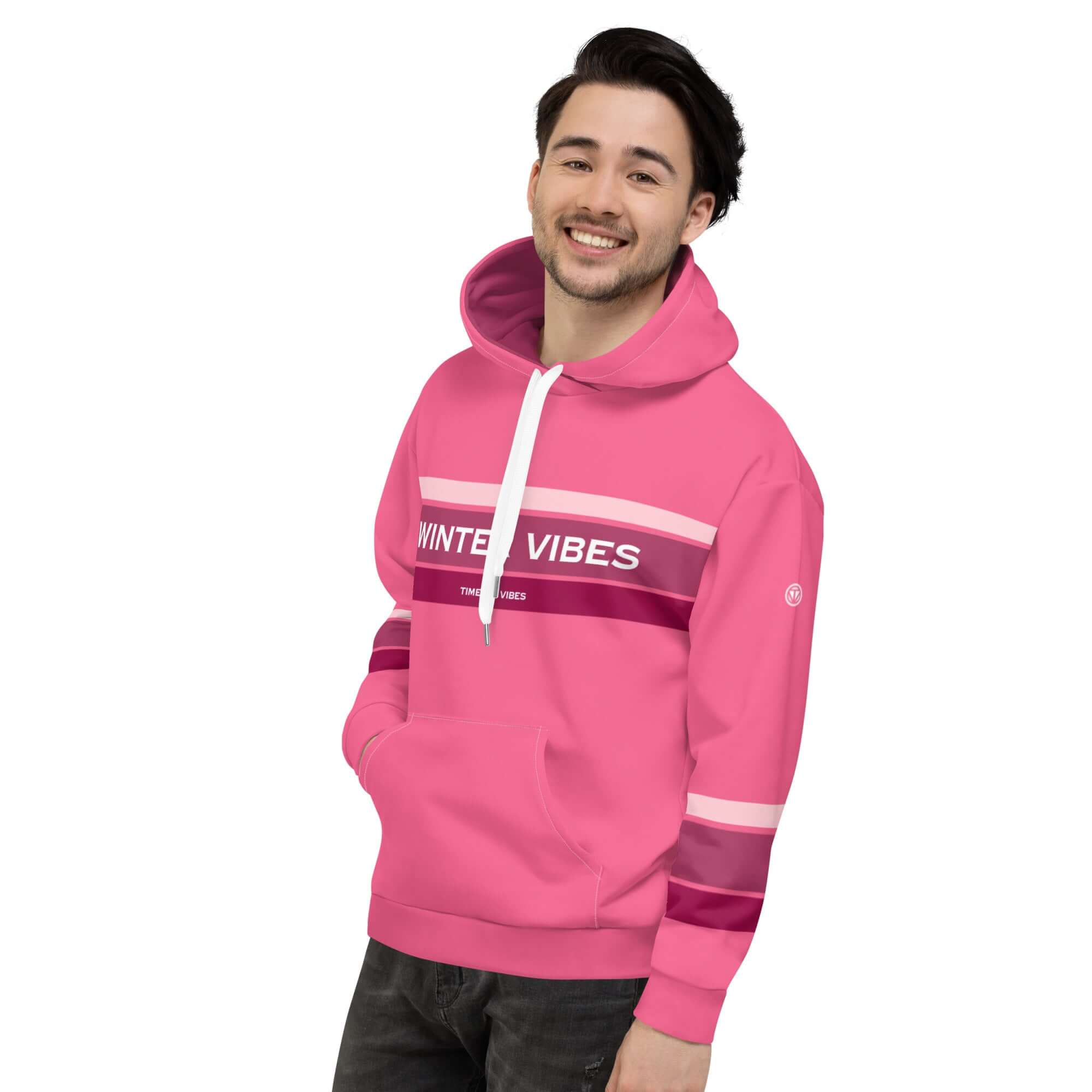 VIBES Premium Kapuzenpullover WINTER (Pink) nur €59.00 | Time Of Vibes