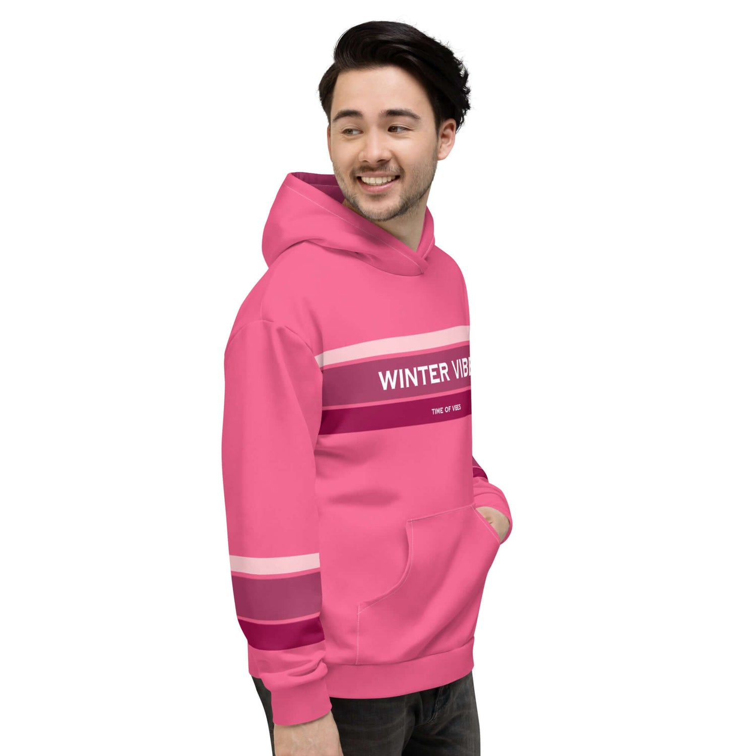 VIBES Premium Kapuzenpullover WINTER (Pink) nur €59.00 | Time Of Vibes