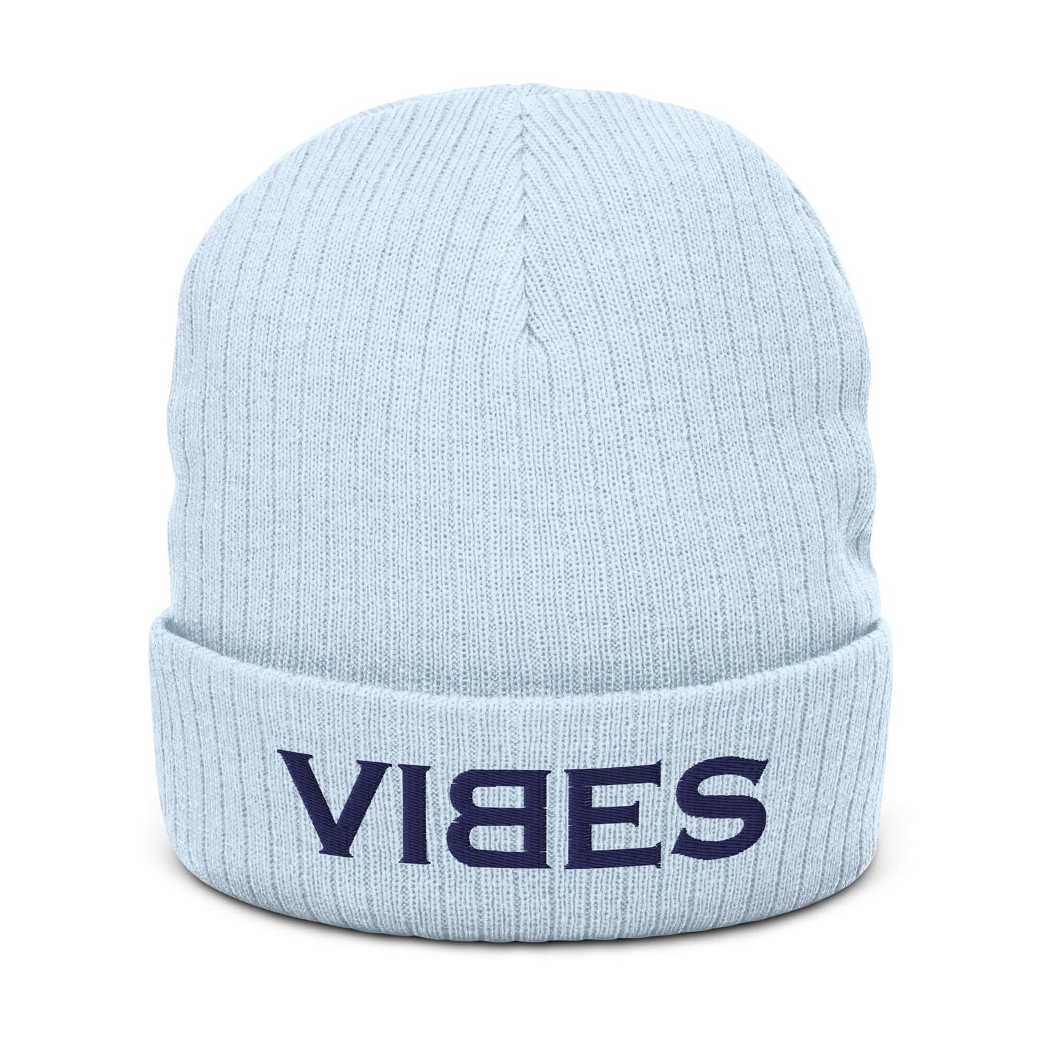 VIBES Strickmütze (Blau/Blau)