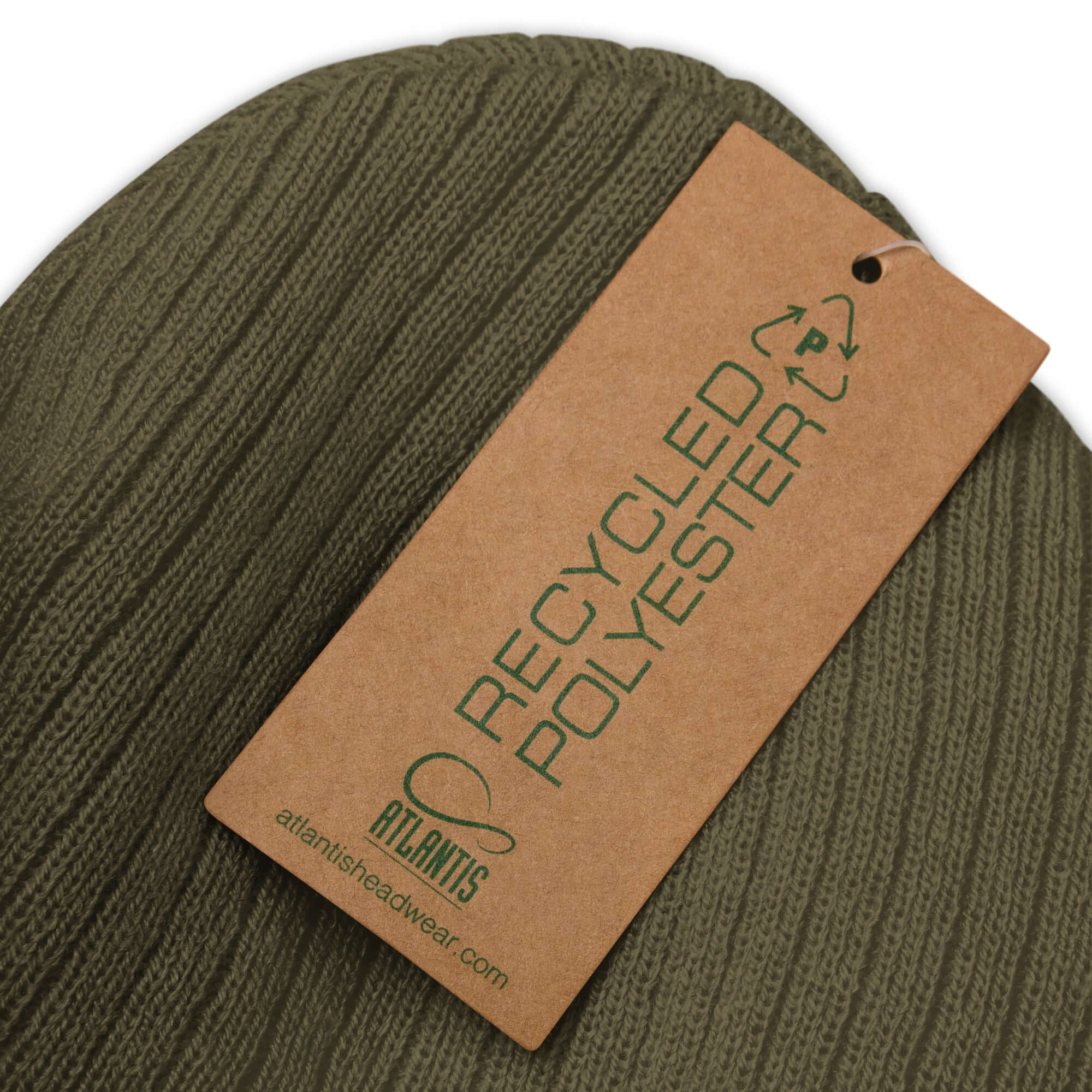 VIBES Knitted Hat (Green/Grey)