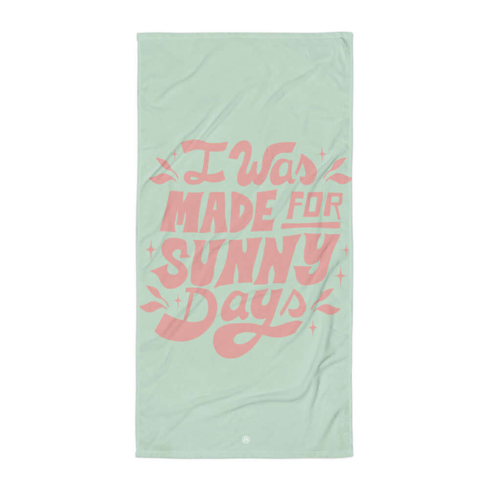 TIME OF VIBES TOV Handtuch SUNNY DAYS (Grün) - €39,00