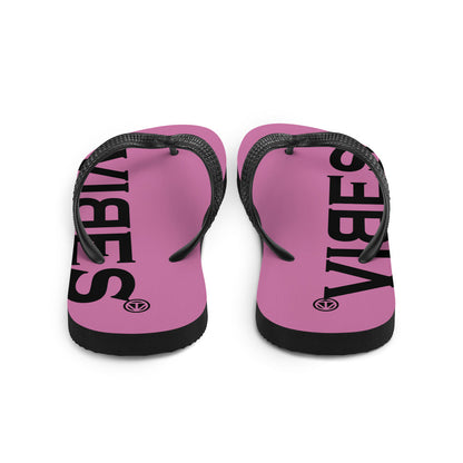 VIBES flip flops (pink/black)