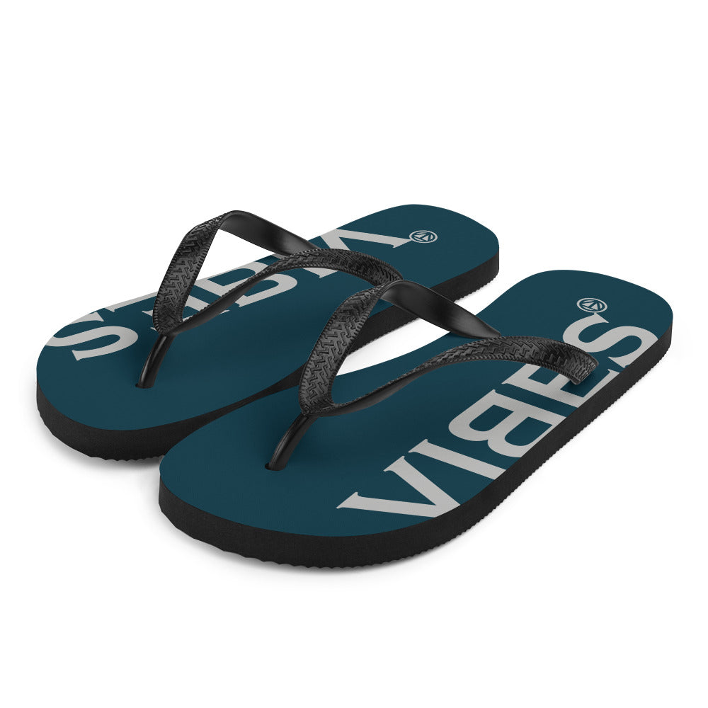 VIBES Flip Flops (Blue)