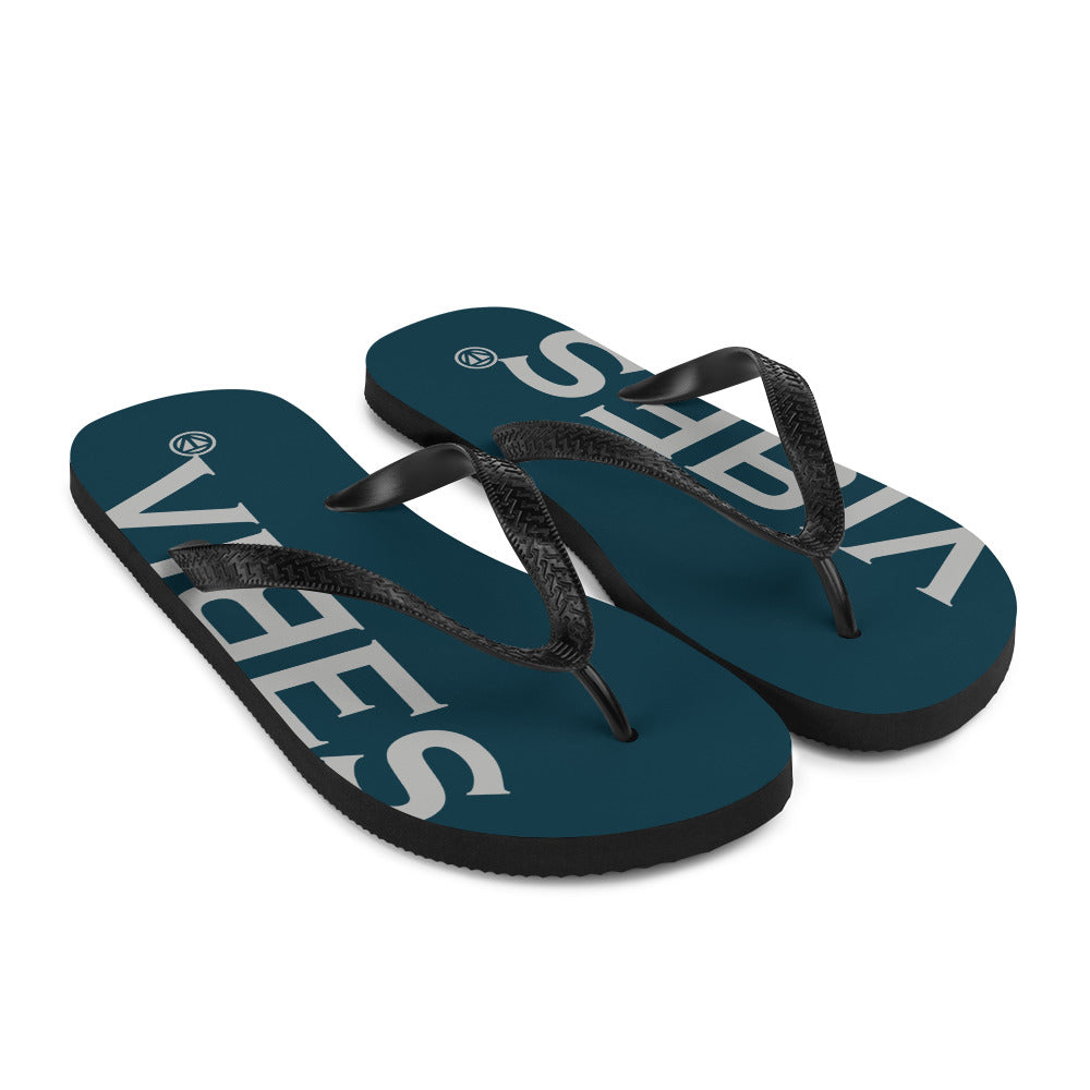 VIBES Flip Flops (Blue)