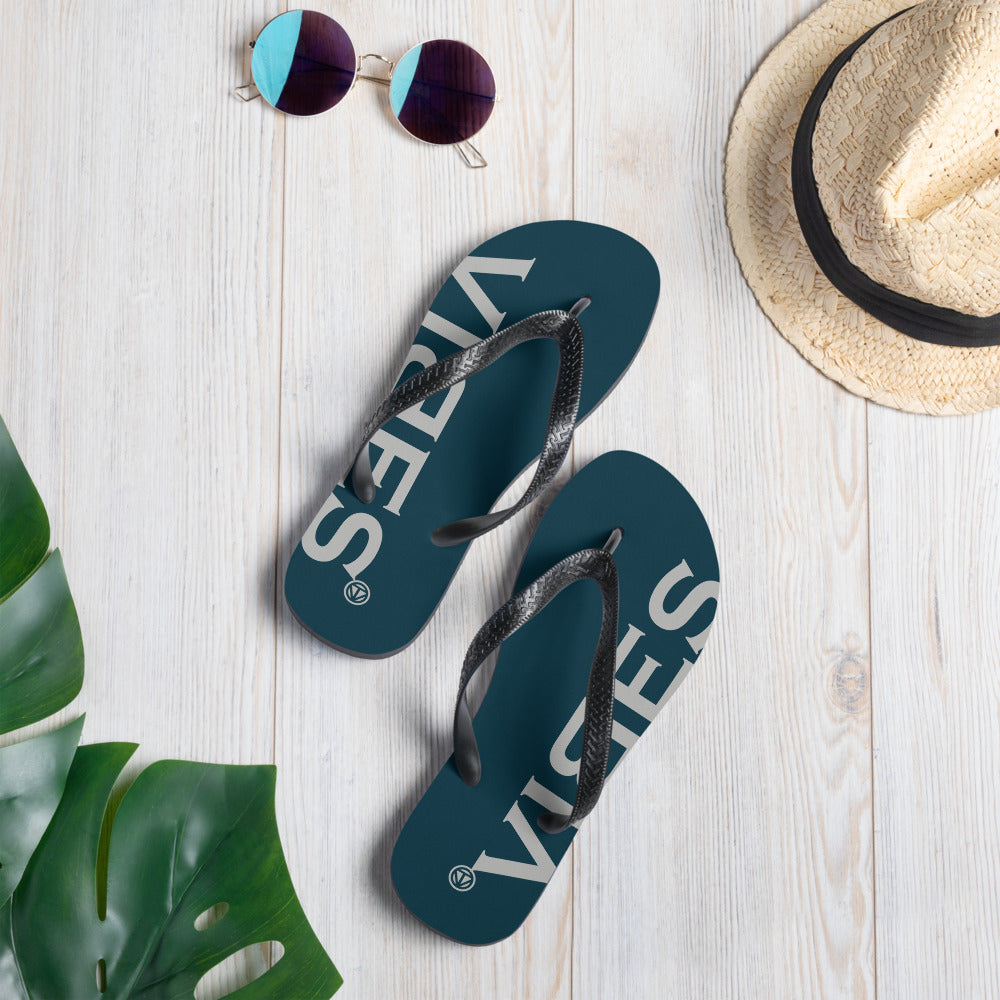 VIBES Flip Flops (Blue)