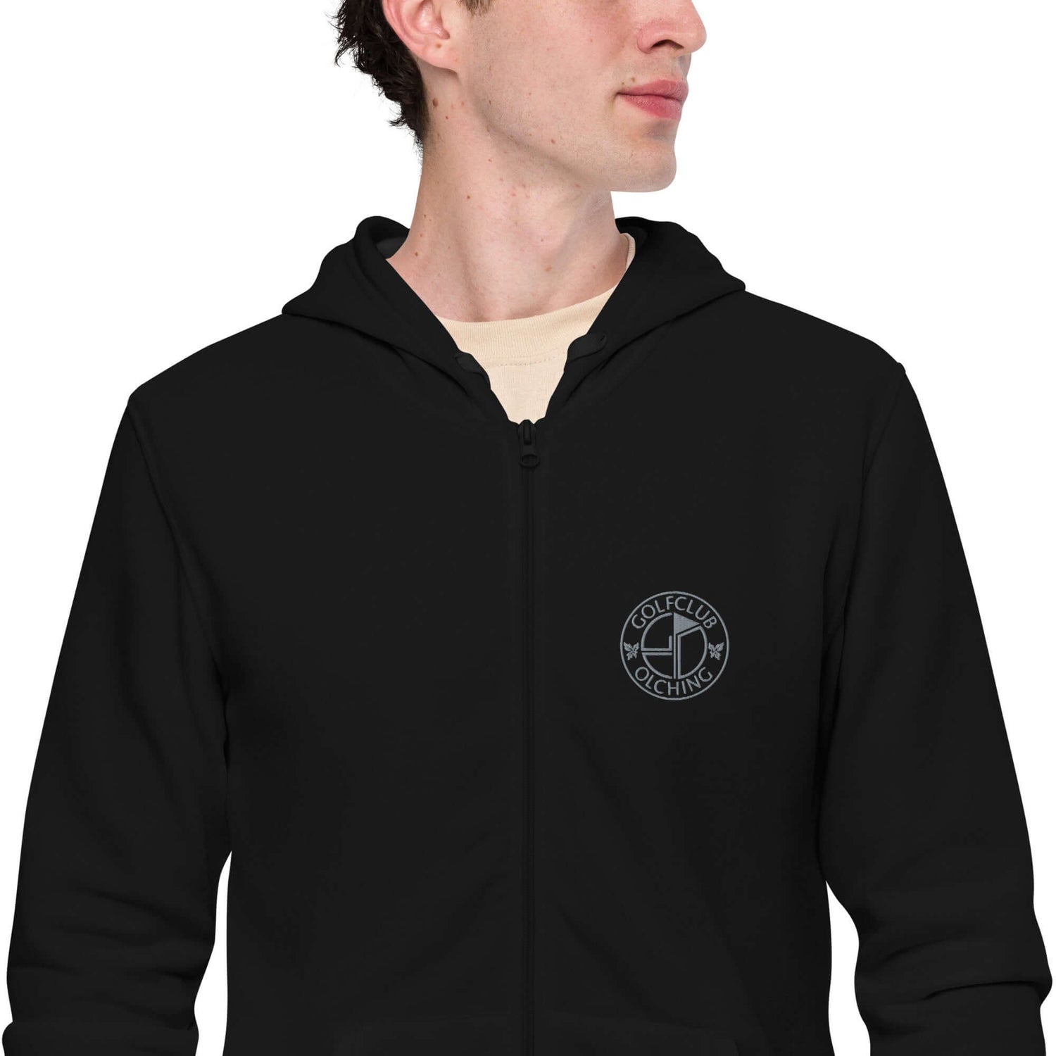 TIME OF VIBES Zip Hoodie GC OLCHING Bestickt - €65,00