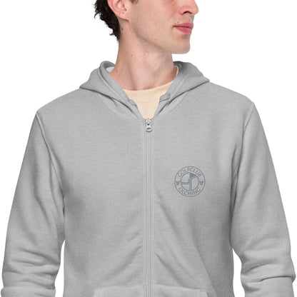 TIME OF VIBES Zip Hoodie GC OLCHING Bestickt - €65,00