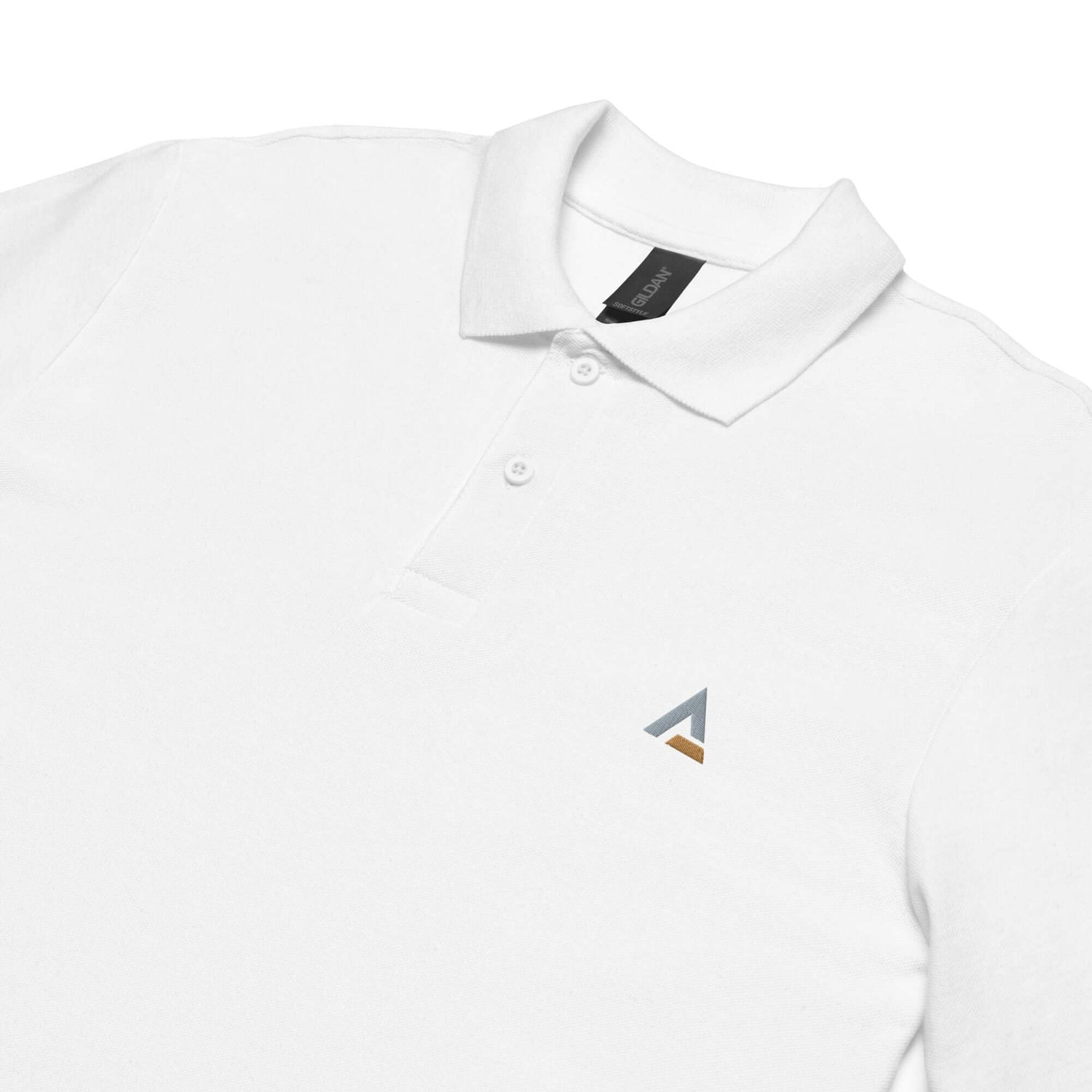 Poloshirt AAA (Weiß), Polo Shirt, Time Of Vibes