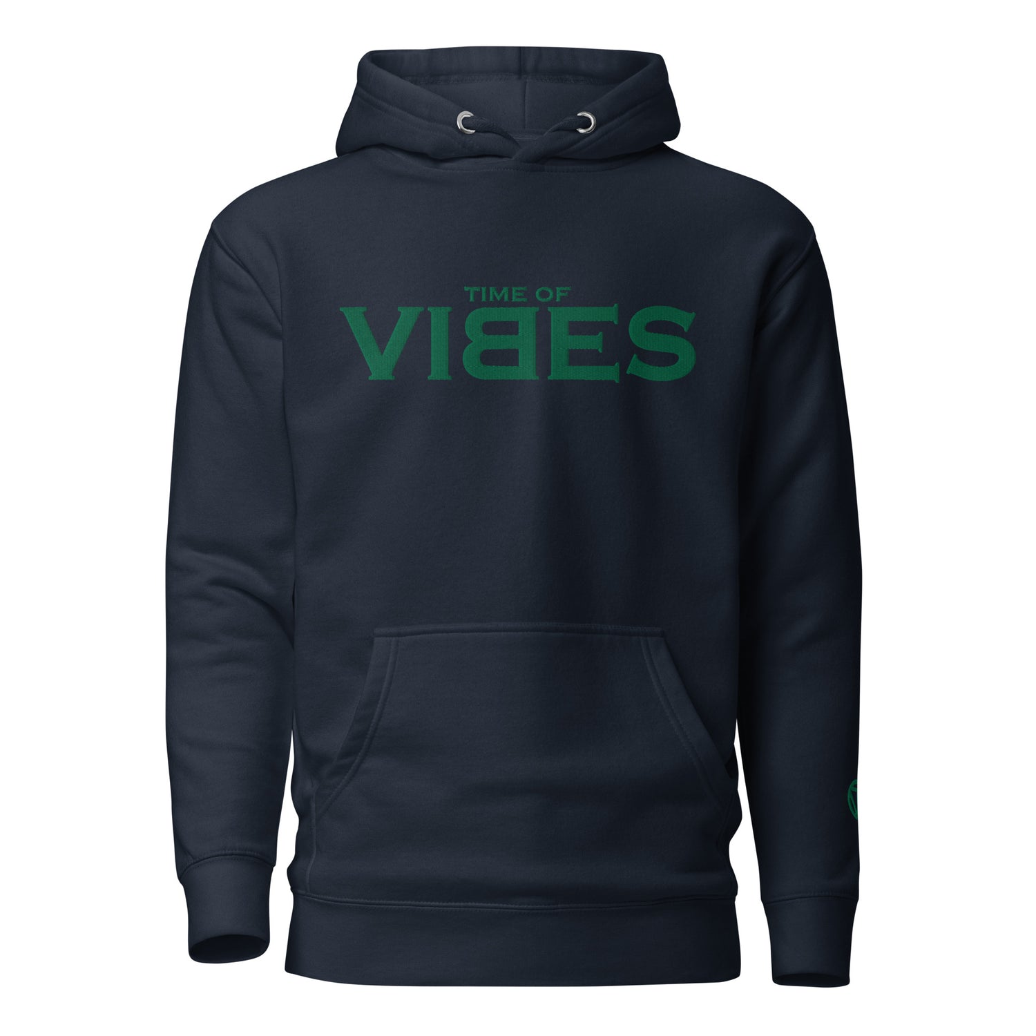 VIBES Kapuzenpullover (Navy/Grün)