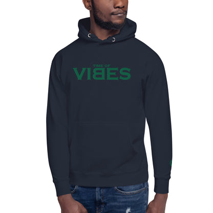 VIBES Kapuzenpullover (Navy/Grün)