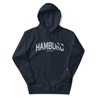 VIBES Hoodie | HAMBURG (Navy/White)