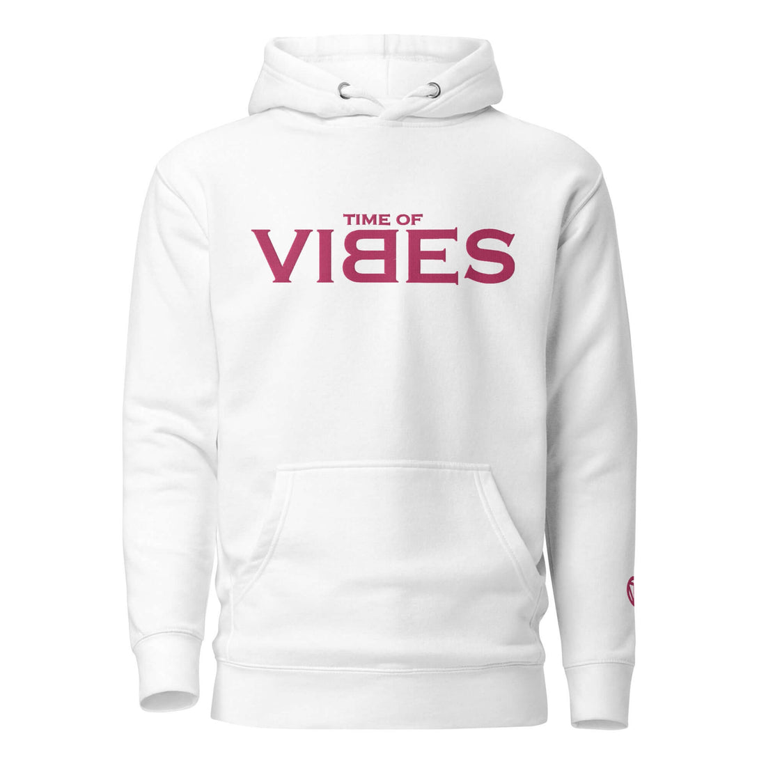 VIBES Kapuzenpullover (Weiß/Pink) nur €69.00 | Time Of Vibes