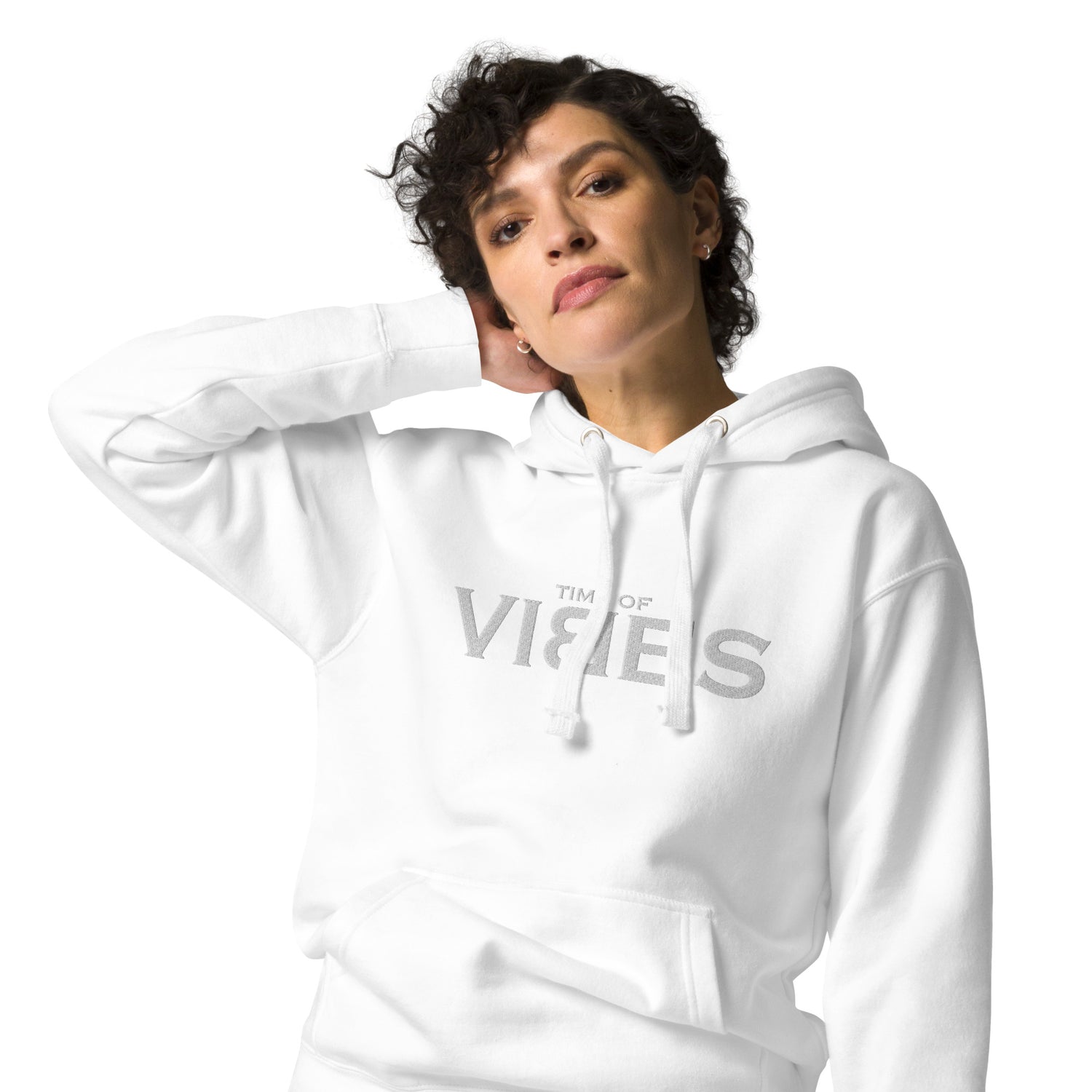 VIBES Kapuzenpullover (Weiß/Weiß) nur €69.00 | Time Of Vibes