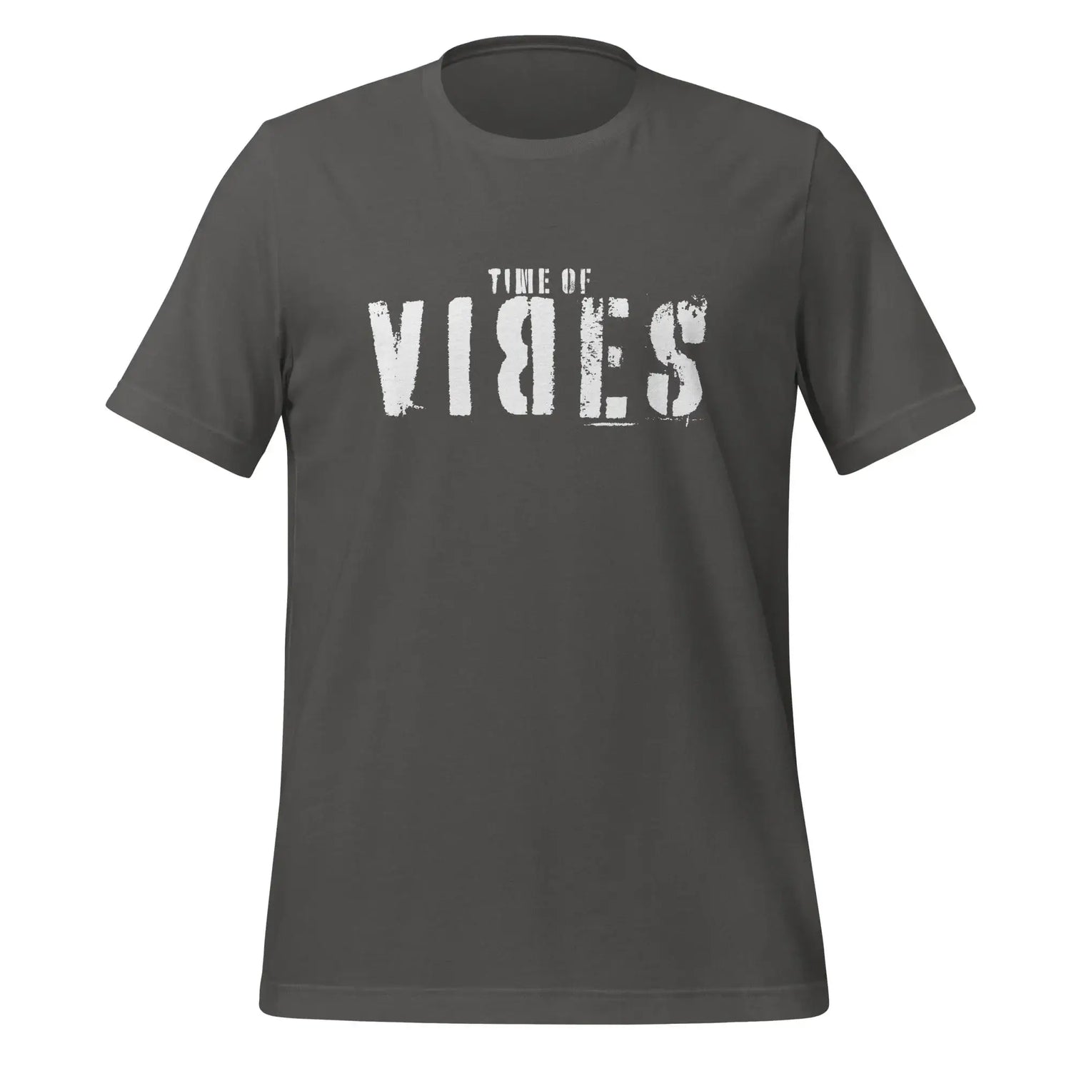 VIBES Baumwoll T-Shirt Herren (Grau/Weiß)