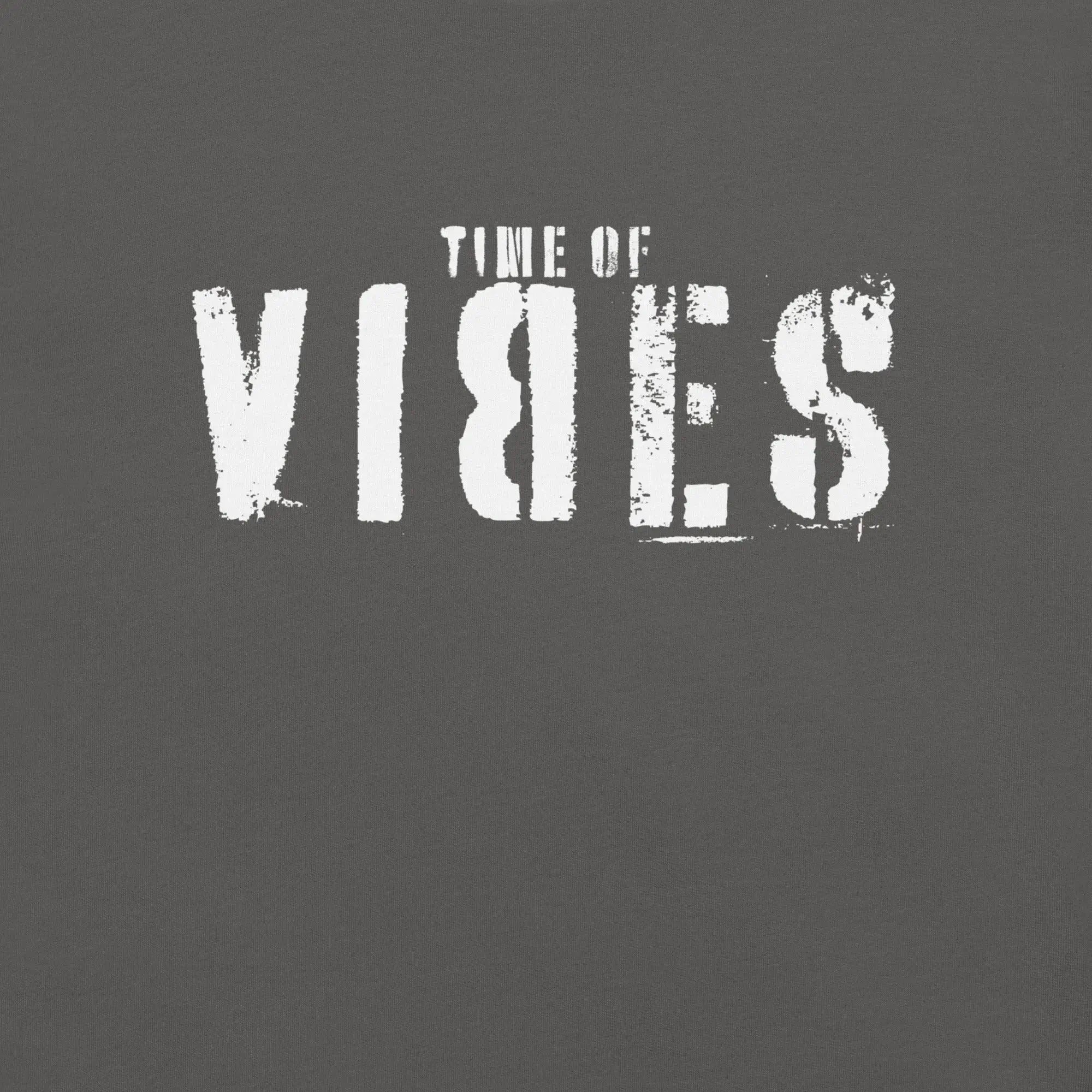 VIBES Baumwoll T-Shirt Herren (Grau/Weiß)