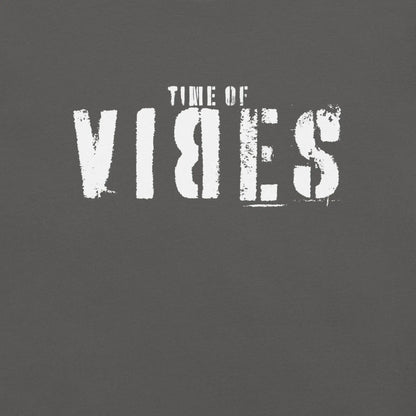 VIBES Baumwoll T-Shirt Herren (Grau/Weiß)