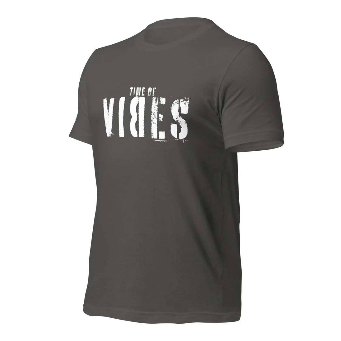 VIBES Baumwoll T-Shirt Herren (Grau/Weiß)