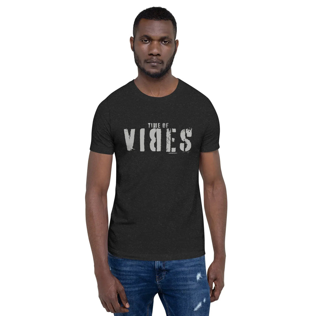 VIBES Baumwoll T-Shirt Herren (Schwarz/Silber) ab €29.00 | Time Of Vibes