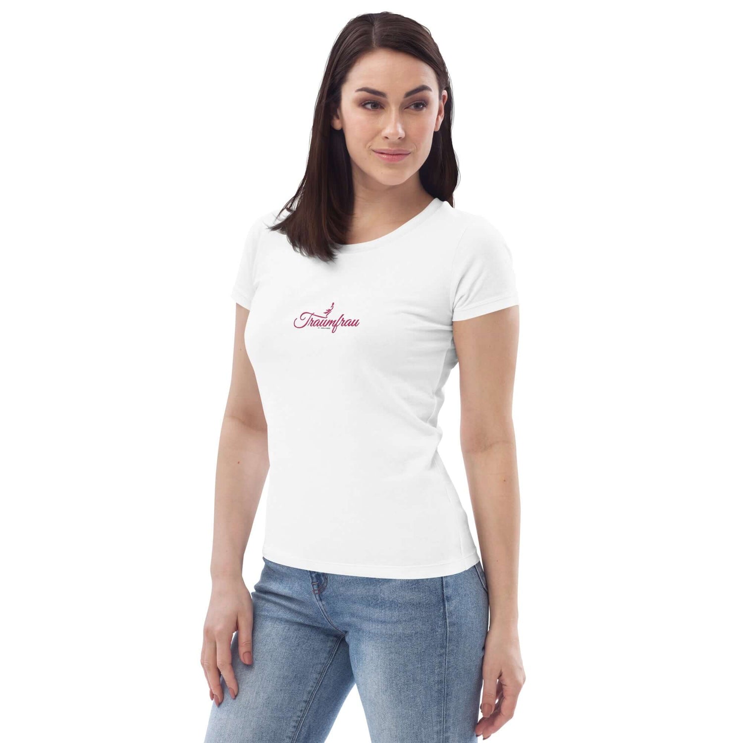 VIBES Bio-Baumwoll T-Shirt Damen | TRAUMFRAU (Weiß)