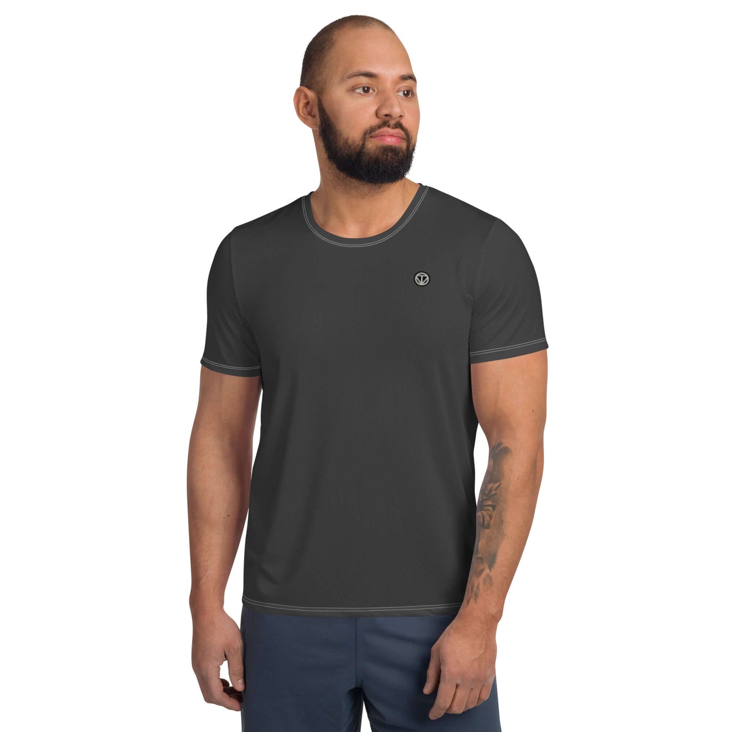 TIME OF VIBES TOV Herren Sport T-Shirt (Dunkelgrau) - €45,00