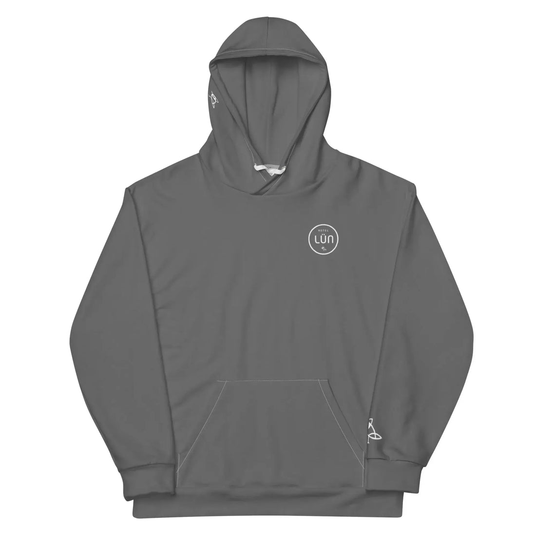 HOTEL LÜN Hoodie (Grey-Grey-White)