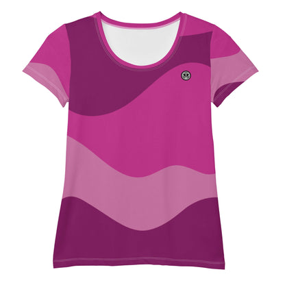 TIME OF VIBES TOV Damen Sport T-Shirt ABSTRACT (Pink) - €45,00