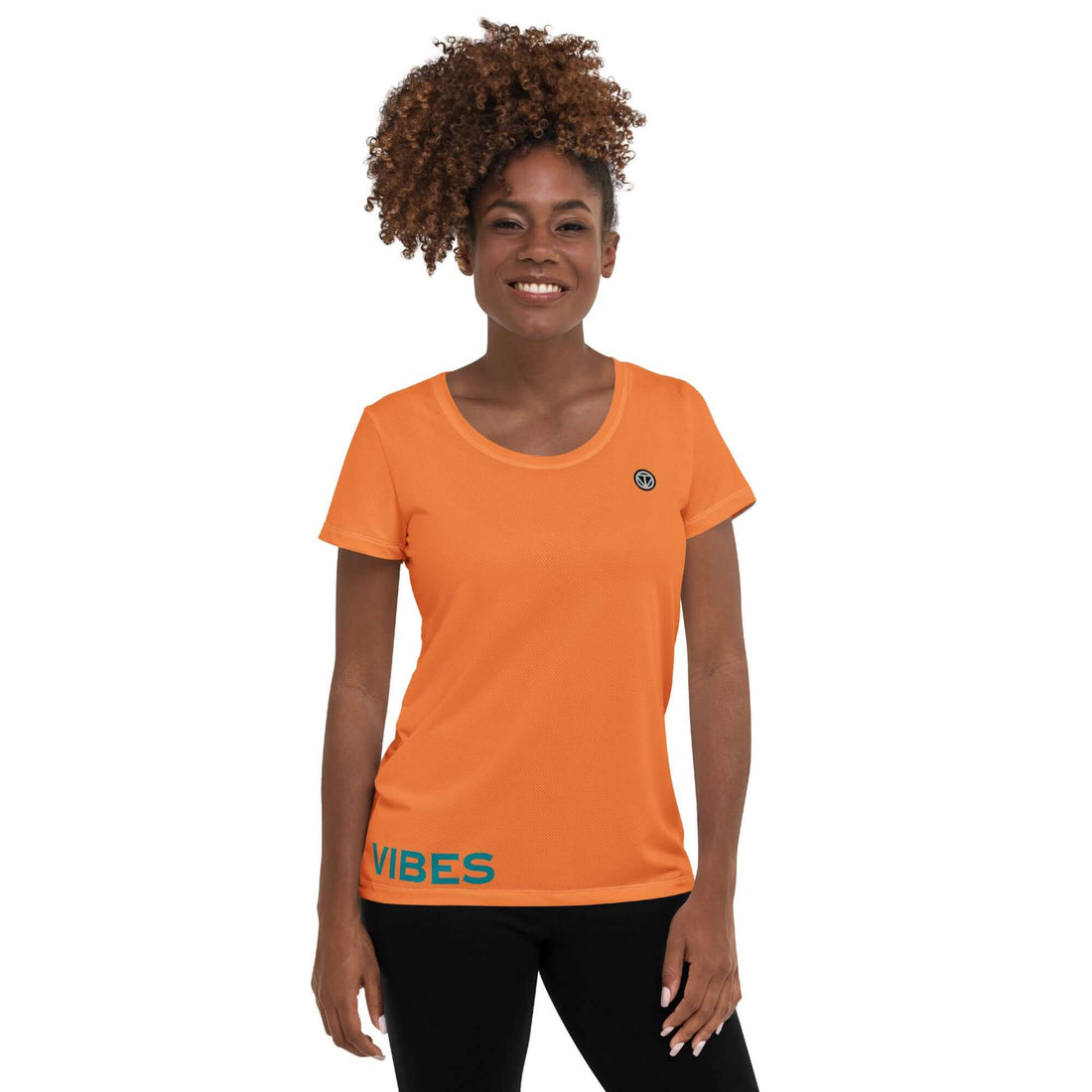 TIME OF VIBES TOV Damen Sport T-Shirt VIBES (Orange) - €45,00