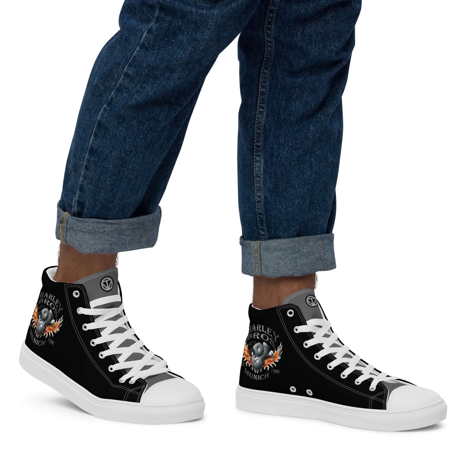 TIME OF VIBES TOV Herren High Sneaker HARLEY BROS 23 (Schwarz/Grau) - €109,00