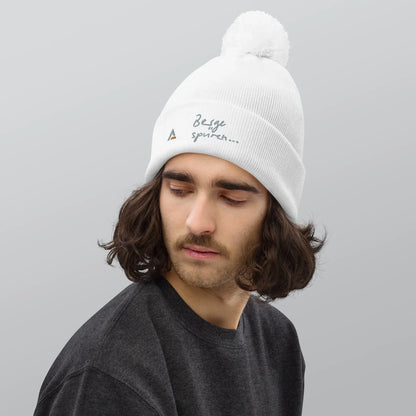 Bommel-Beanie AAA (Weiß)