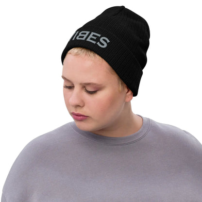 VIBES Strickmütze (Schwarz/Grau)