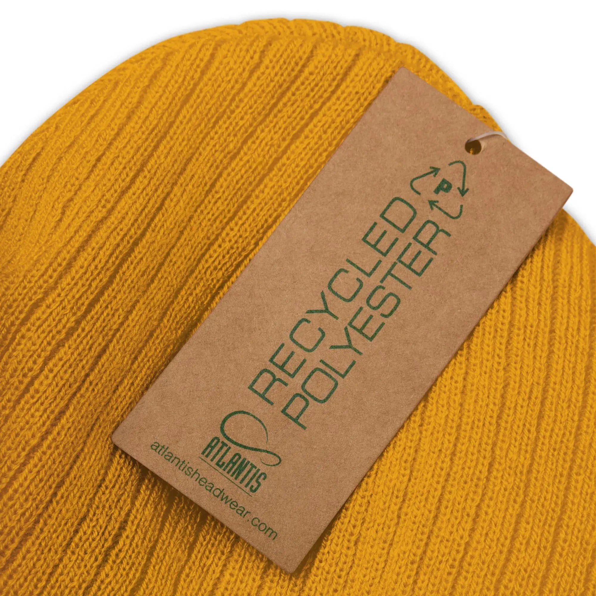 VIBES knitted hat (orange/green)