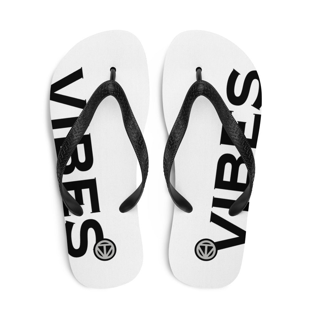 TIME OF VIBES TOV Flip-Flops VIBES (Weiß/Schwarz) - €25,00