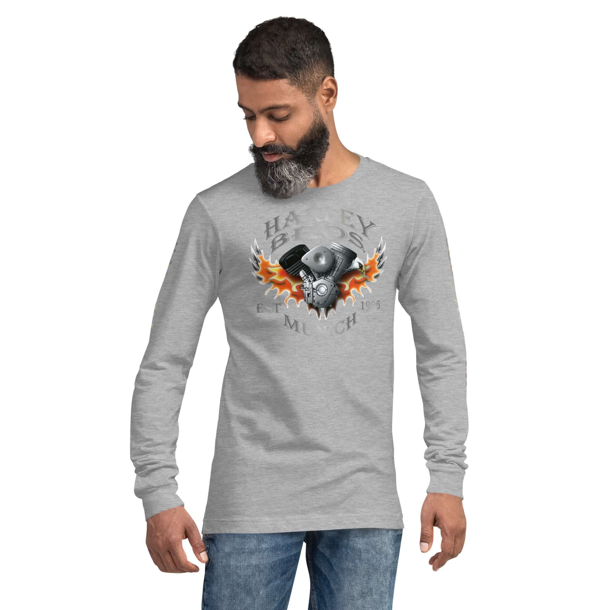 TIME OF VIBES Cotton Long Sleeve Tee HARLEY BROS 23 (var. colors) - €45,00