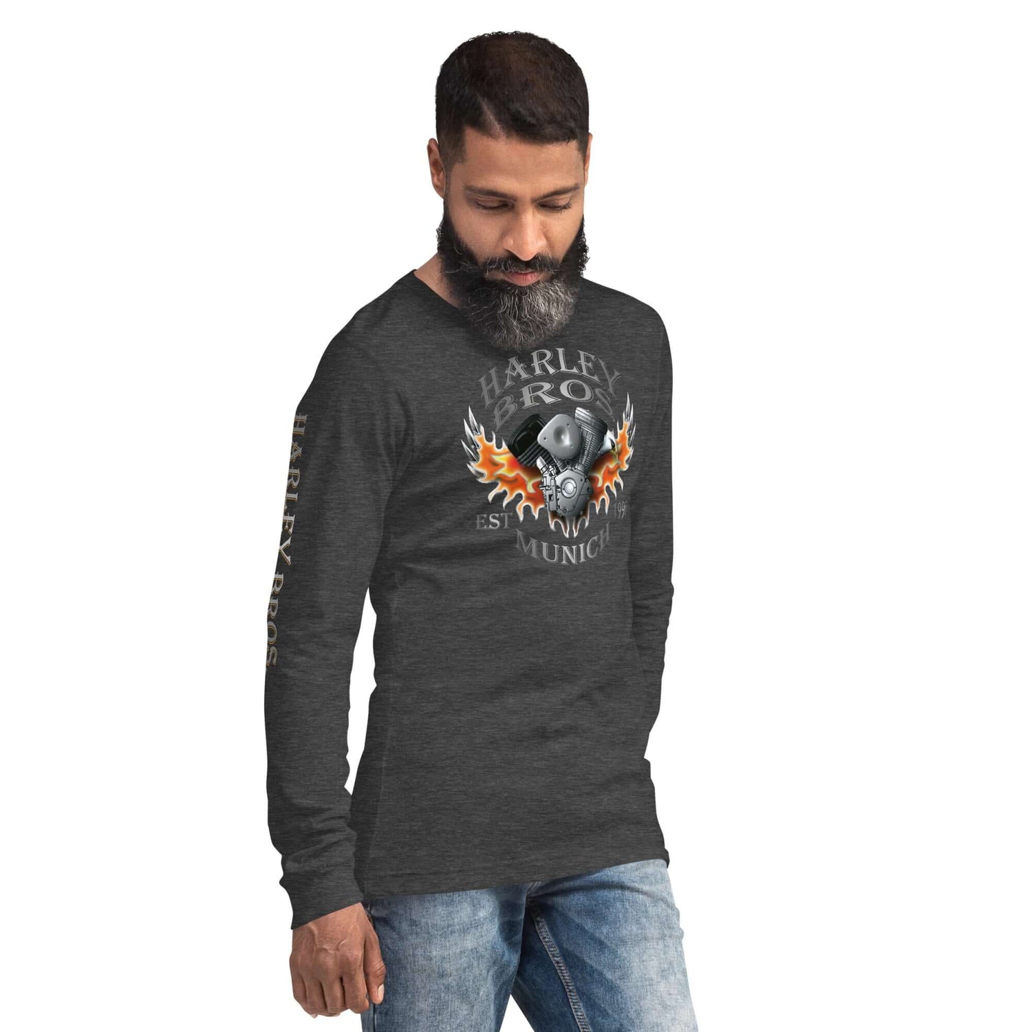 TIME OF VIBES Cotton Long Sleeve Tee HARLEY BROS 23 (var. colors) - €45,00