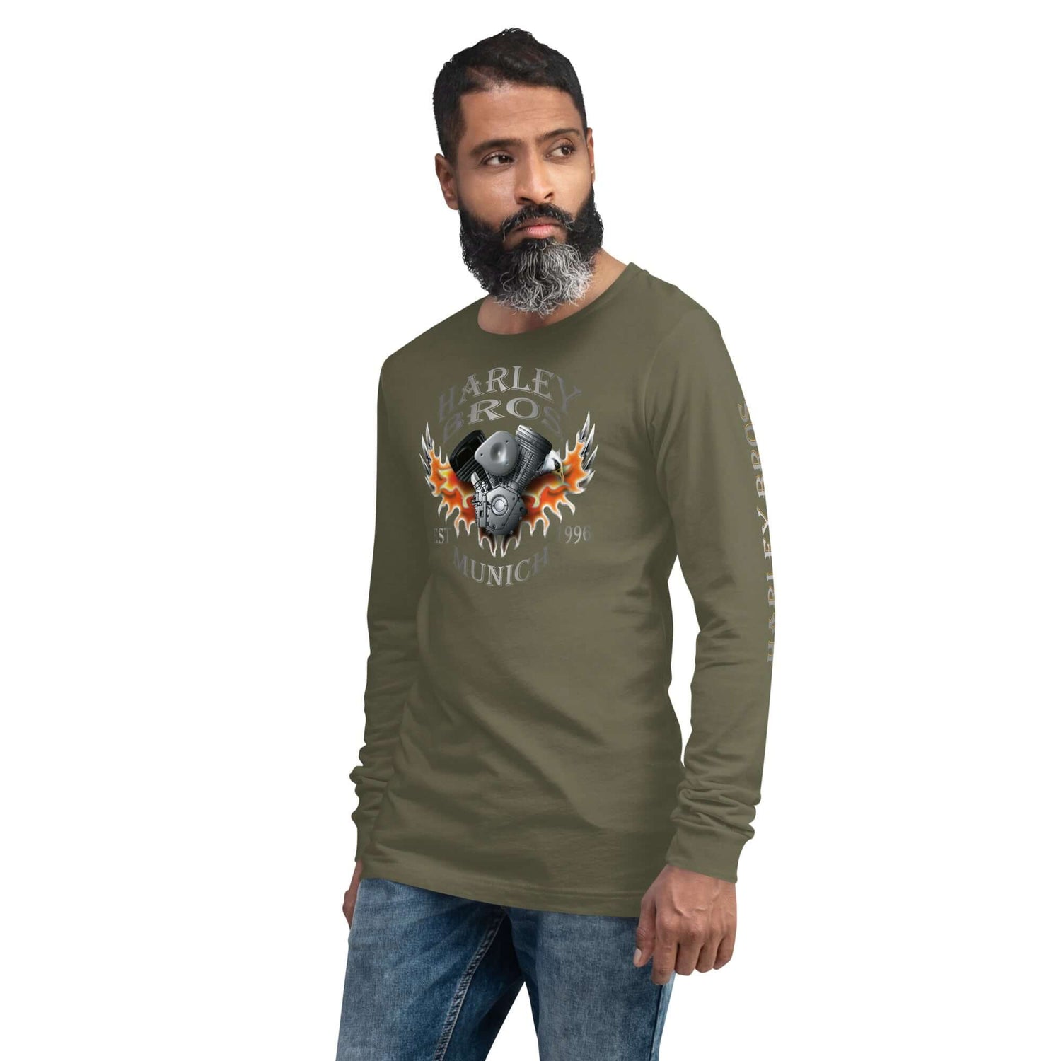 TIME OF VIBES Cotton Long Sleeve Tee HARLEY BROS 23 (var. colors) - €45,00