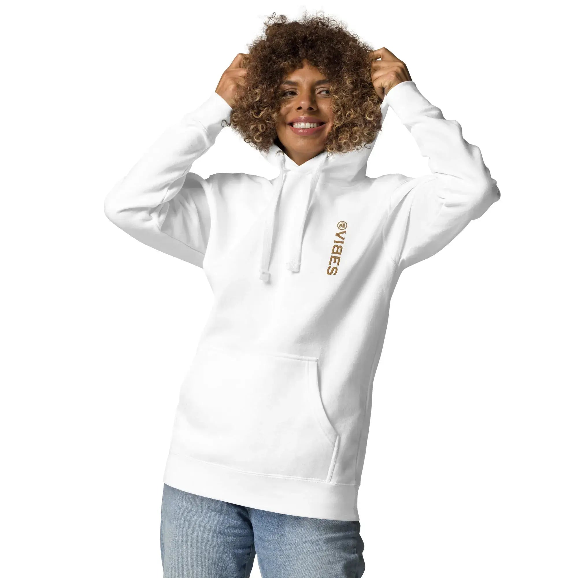 VIBES Kapuzenpullover 811 (Weiß/Gold) nur €59.00 | Time Of Vibes