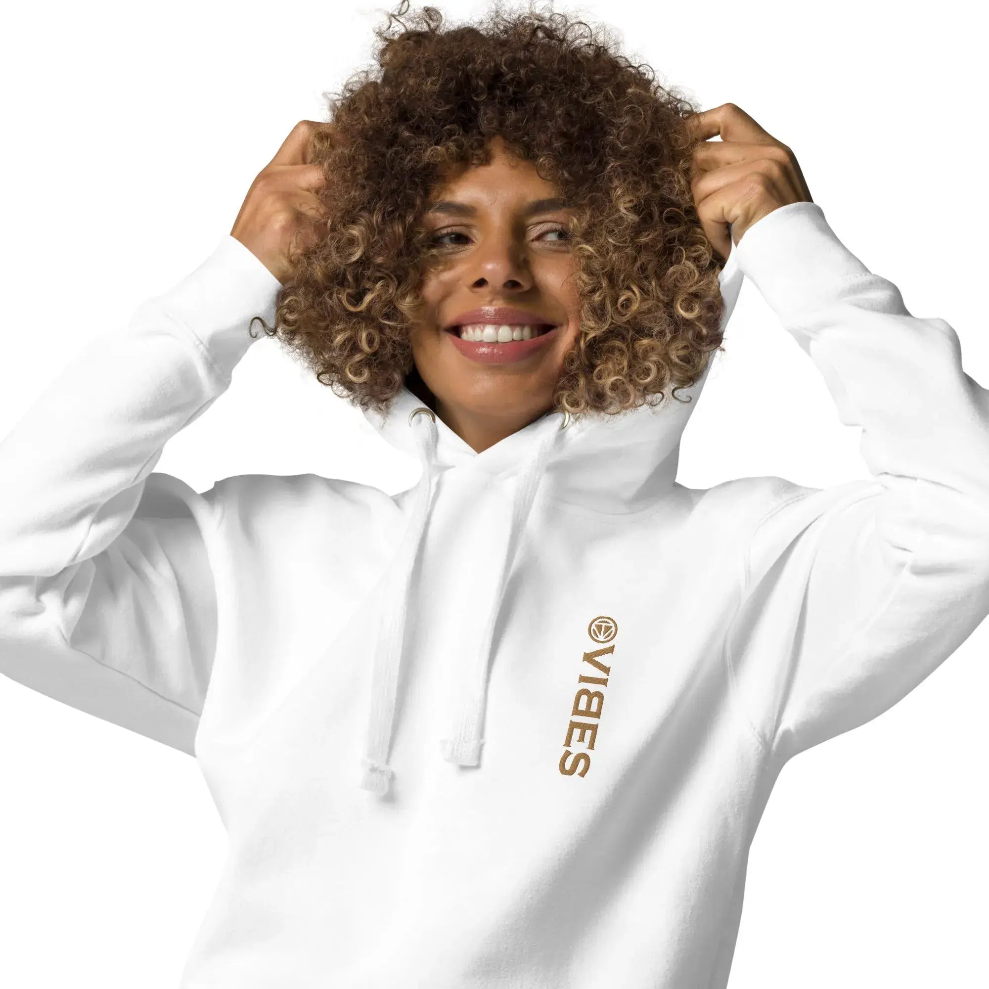 VIBES Kapuzenpullover 811 (Weiß/Gold) nur €59.00 | Time Of Vibes